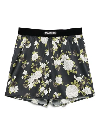 TOM FORD SILK-BLEND PYJAMA SHORTS