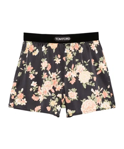 TOM FORD TOM FORD FLORAL-PRINTED SHORTS