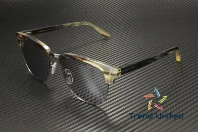 TOM FORD TOM FORD FT0705 P 61D HORN GREEN HORN SMOKE POLARIZED 53 MM MEN'S SUNGLASSES