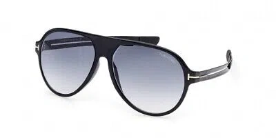 TOM FORD TOM FORD FT0881-01B-60 SHINY BLACK SUNGLASSES