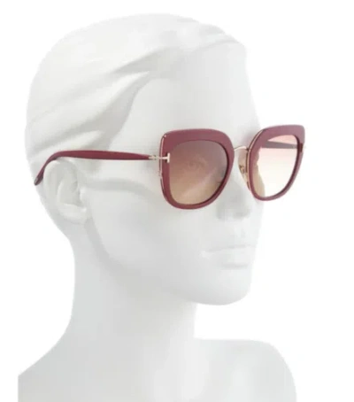 TOM FORD TOM FORD FT0945-66T-55 SHINY RED SUNGLASSES