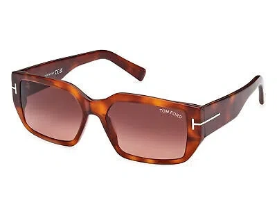 TOM FORD TOM FORD FT0989-53T-56 BLONDE HAVANA SUNGLASSES