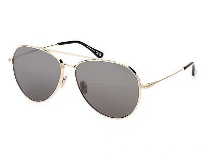TOM FORD TOM FORD FT0996-28A 62 SHINY ROSE GOLD SUNGLASSES