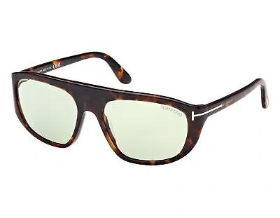 TOM FORD TOM FORD FT1002-52N-58 DARK HAVANA SUNGLASSES