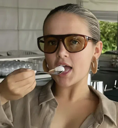 TOM FORD TOM FORD FT1002-53E-58 BLONDE HAVANA SUNGLASSES