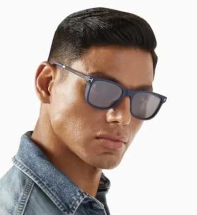 TOM FORD TOM FORD FT1104-91C-53 BLUE SUNGLASSES