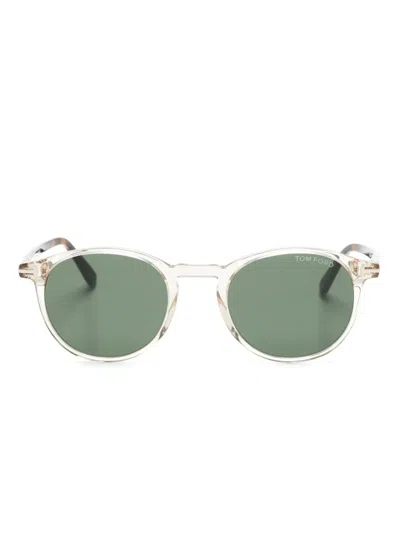 TOM FORD FT539 ROUND-FRAME SUNGLASSES