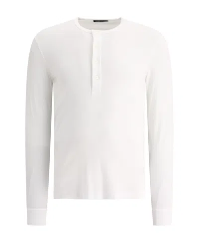TOM FORD TOM FORD HENLEY RIBBED T-SHIRT