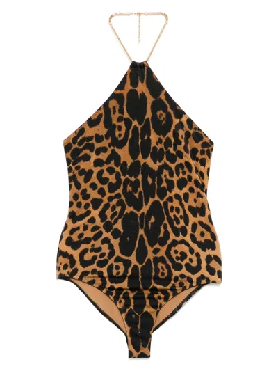 TOM FORD LEOPARD-PRINT SWIMSUIT