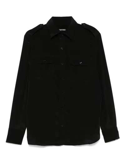 TOM FORD LIGHT-CREPE SHIRT