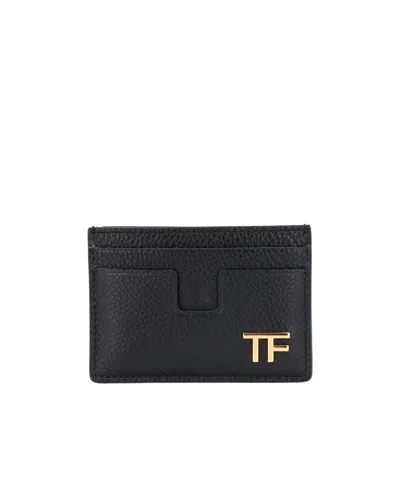 TOM FORD TOM FORD LOGO-PLAQUE CARDHOLDER
