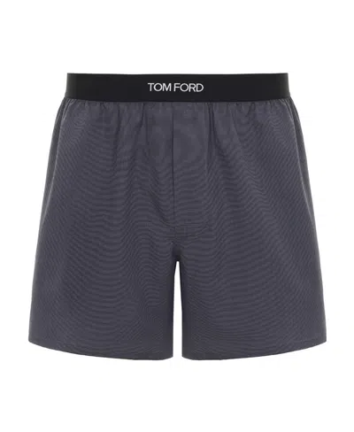 TOM FORD TOM FORD LOGO WAISTBAND BOXER BRIEFS