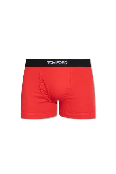 TOM FORD LOGO WAISTBAND BOXERS