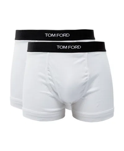 TOM FORD TOM FORD LOGO WAISTBAND PACK OF TWO BOXERS