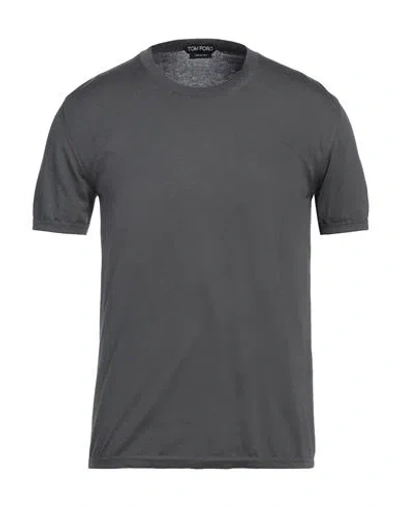 TOM FORD TOM FORD MAN SWEATER CHARCOAL SIZE 38 COTTON
