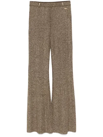 TOM FORD METALLIC-THREADING TROUSERS