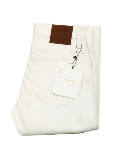 TOM FORD TOM FORD OFF WHITE SLIM FIT JEANS TFD001 SIZE 46 IT / 30 U.S.