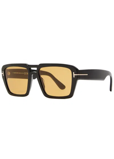 TOM FORD TOM FORD REDFORD SQUARE-FRAME SUNGLASSES