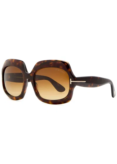 TOM FORD TOM FORD REN OVERSIZED SUNGLASSES