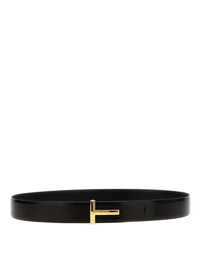 TOM FORD REVERSIBLE BELT LOGO