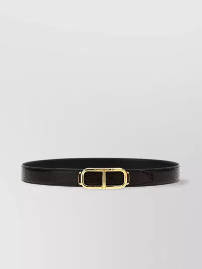 TOM FORD REVERSIBLE LOGO BELT ADJUSTABLE LENGTH