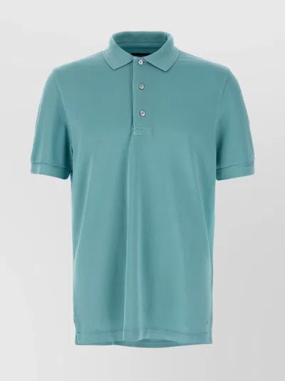 TOM FORD RIBBED CUFFS POLO SHIRT