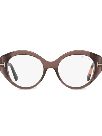 TOM FORD ROUND-FRAME GLASSES