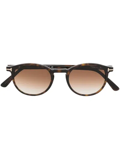 TOM FORD ROUND-FRAME SUNGLASSES