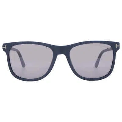 TOM FORD TOM FORD SINATRA SMOKE MIRROR SQUARE MEN'S SUNGLASSES FT1104 91C 53