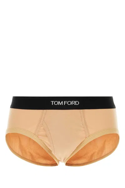 TOM FORD SKIN PINK STRETCH COTTON BRIEF