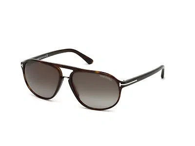 TOM FORD TOM FORD SUNGLASSES FT0447 JACOB 52B HAVANA SMOKE MAN