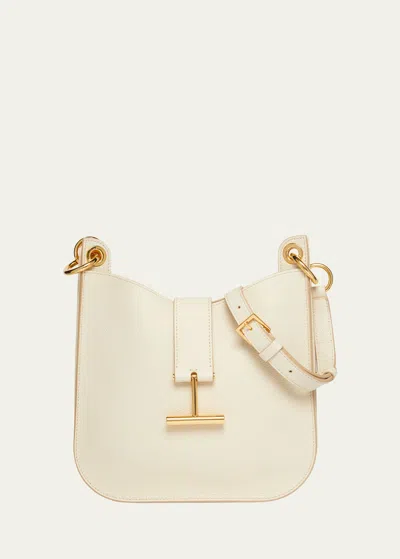 TOM FORD TARA SMALL HOBO CROSSBODY IN GRAINED LEATHER