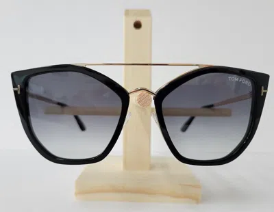 TOM FORD TOM FORD TF-648 DAHLIA WOMEN'S SUNGLASSES BLACK 01B AUTHENTIC