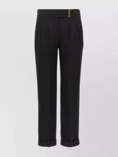 TOM FORD TROUSERS WITH METAL BAR DETAIL