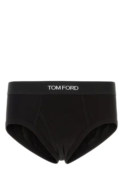 TOM FORD TWO-TONE STRETCH COTTON SLIP SET