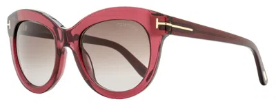 TOM FORD WOMEN'S ODETTE SUNGLASSES TF1189 69T BORDEAUX 53MM