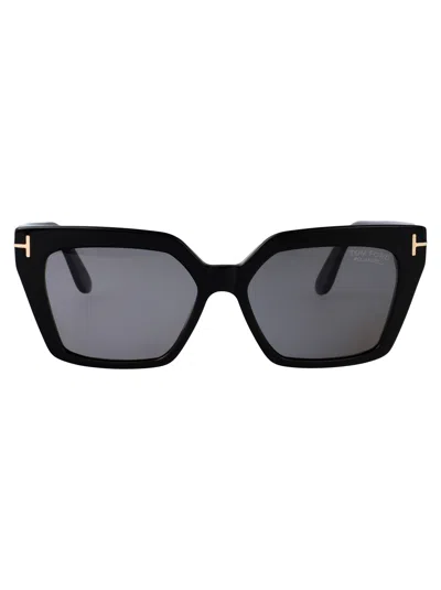 TOM FORD TOM FORD CAT EYE SUNGLASSES FT1030 01 D
