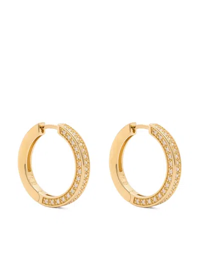 TOM WOOD NOVA MEDIUM HOOP EARRINGS