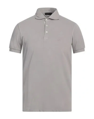 TOMBOLINI TOMBOLINI MAN POLO SHIRT TAUPE SIZE XL COTTON, ELASTANE