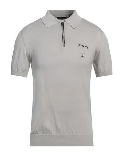 TOMBOLINI TOMBOLINI MAN SWEATER LIGHT GREY SIZE 44 SILK, COTTON