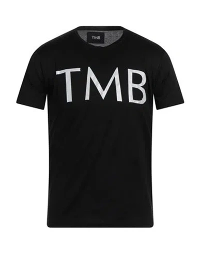 TOMBOLINI TOMBOLINI MAN T-SHIRT BLACK SIZE XXL COTTON