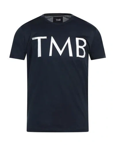 TOMBOLINI TOMBOLINI MAN T-SHIRT NAVY SIZE M COTTON