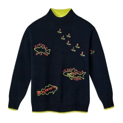 TOMBOLO TOMBOLO 'FISHES OF THE NORTH ATLANTIC' SWEATER
