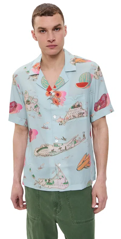 TOMBOLO ISLAND HOPPING SHIRT BLUE