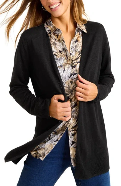 TOMMY BAHAMA TOMMY BAHAMA ADDISON BEACH LINEN BLEND CARDIGAN