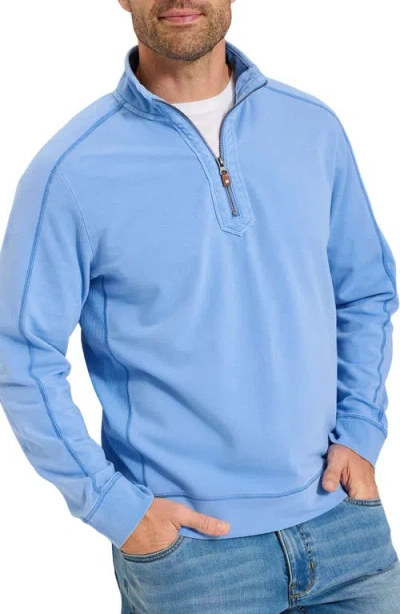 TOMMY BAHAMA TOMMY BAHAMA BEN & TERRY HALF ZIP SWEATSHIRT