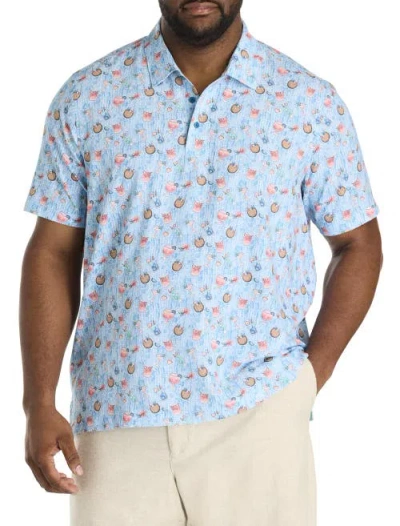 TOMMY BAHAMA TOMMY BAHAMA BIG & TALL COAST COCONUT POLO SHIRT