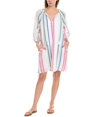 TOMMY BAHAMA TOMMY BAHAMA MULTI STRIPE DOBBY COVER-UP DRESS