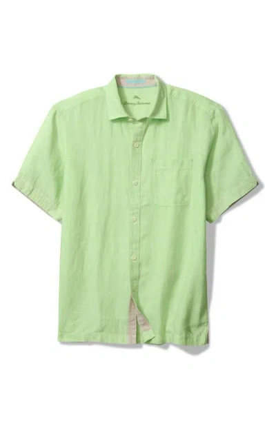 TOMMY BAHAMA TOMMY BAHAMA PARADISE BREEZER SHORT SLEEVE LINEN BUTTON-UP SHIRT