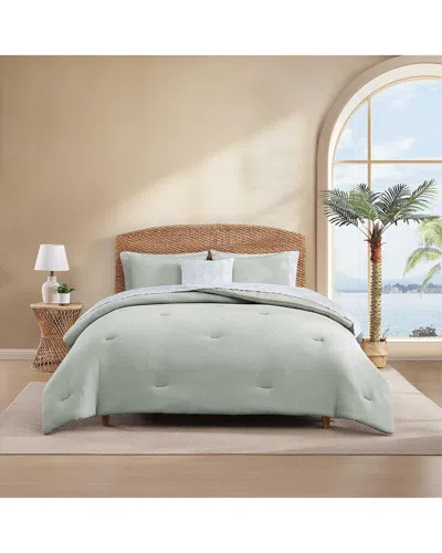 TOMMY BAHAMA TOMMY BAHAMA SEERSUCKER SOLID COMFORTER BONUS SET
